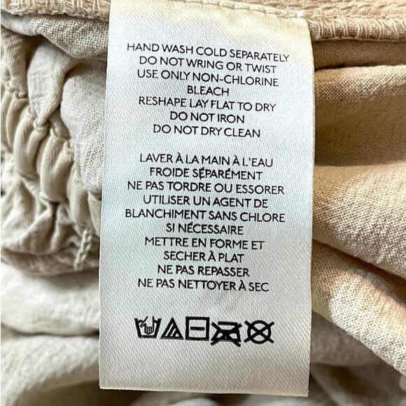 Free People Forever & Always Ruched One-Piece Jumpsuit Sz Small Light Sand NWT - Picture 11 of 11